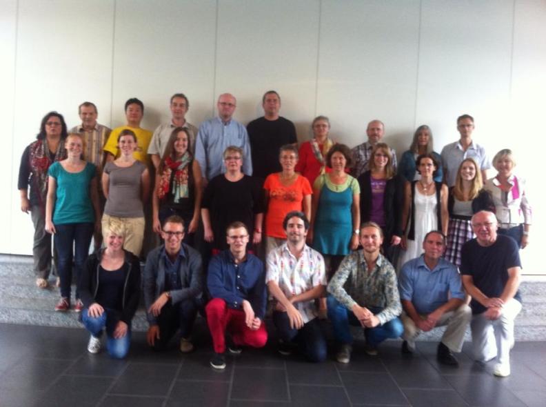 Teilnehmer und Dozenten der Chorleiterausbildung 2013