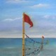 Fangnetz, 120 x 40 cm, Öl auf Leinwand, 2011