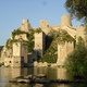 Ruine an der Donau in Serbien