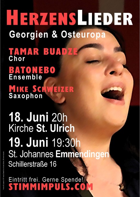 Plakat Konzerte HerzensLieder 18., 19.6.2026