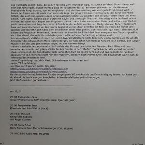 Pressekritik von Frank Zocher von Efmusik