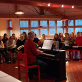 Probe im Speisesaal (Foto: Nele Tröger)