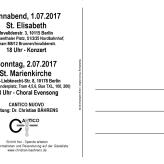 My Spirit Rejoceth Karte Rückseite