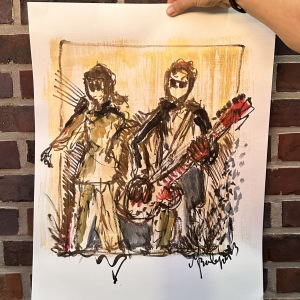 Speedpainting Porträt von den "Ohlis" von Jan Ballon