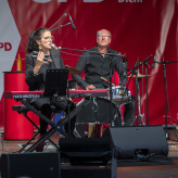 Kanzler-Wahlkampf Clamartpark 2021 / Foto: H.-J. Wege