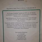 Werbefaltblatt von Frachthof