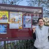 Ankunft an der Frankenhalle