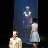 Sophia Körber als Die Unbekannte in "The rain passed over" Ballhof Hannover 2017, Foto: Andre Bartetzki