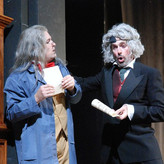 als Spalanzani (links) in "Hoffmanns Erzählungen" bei der Sommeroper Selzach 2012