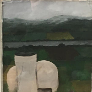 Nightmare    (1978)      acrylic on canvas l casement l 72 x 51 cm