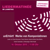 Plakat unErhört! Niedersächsischer Landtag