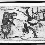 Der Kampf des Theseus mit dem Minotauros im Gehirn von Albert Einstein