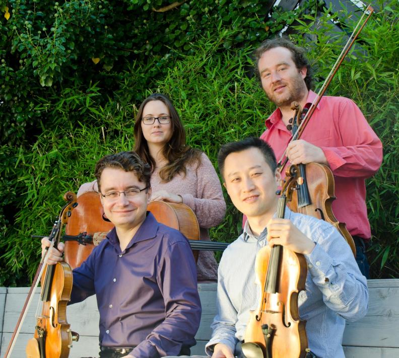 NNO String Quartet Sergei Bolotny violin Yu Li violin Christophe Weidmann viola Noelle Weidmann cello foto Michiel Klep
