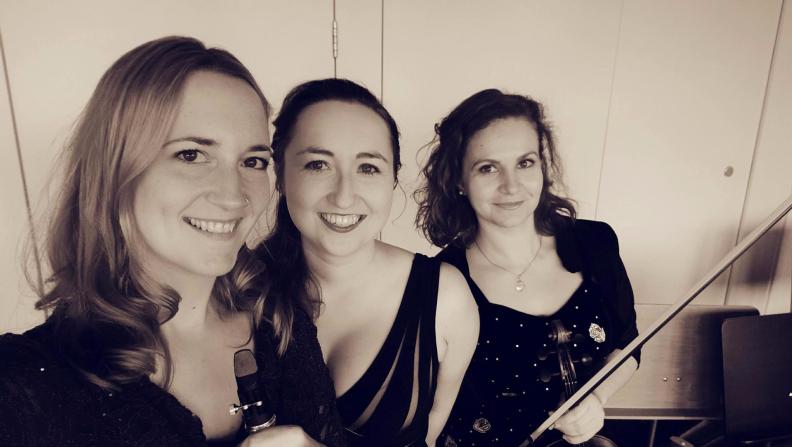 "Franzke Trio" - Violine: Dimitrinka Tutrilova  Klarinette: Manon Thiering  Klavier: Maria Franzke
