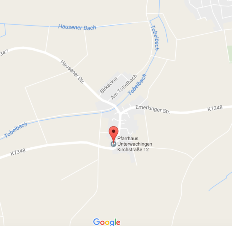 Unterwachingen_Googlemaps