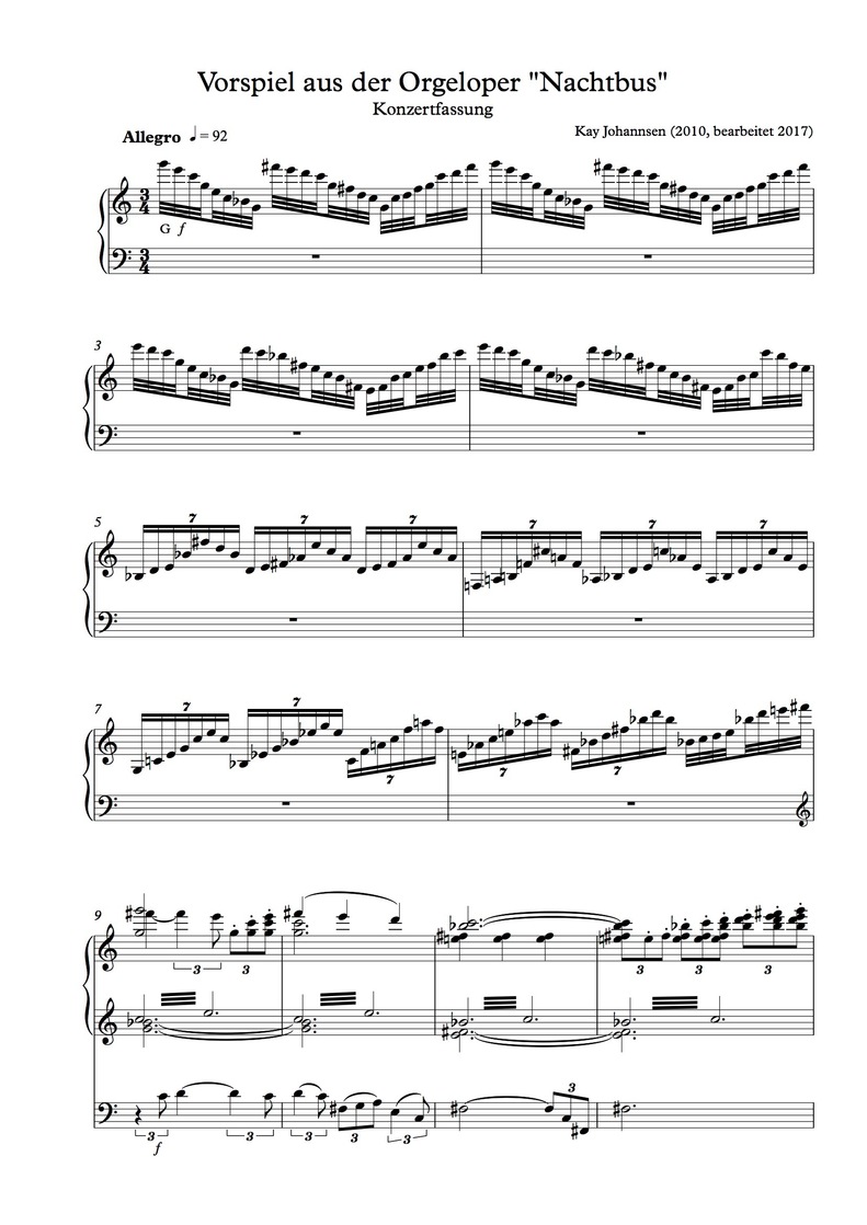 Vorspiel aus Nachtbus