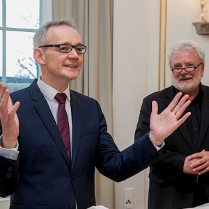 Verleihung der Staufermedaille in der Villa Reitzenstein (Januar 2018)