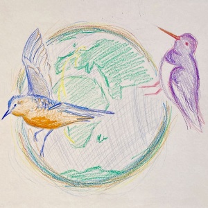 Hier kommen zwei echte Kunstwerke vom diesjährigen Malwettebwerb