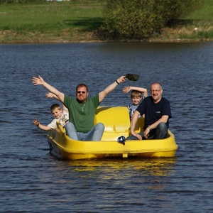 Manchmal muss man seine Fähre auch selber antreiben