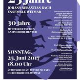 Konzert Bach-Ensemble Weimar 2017