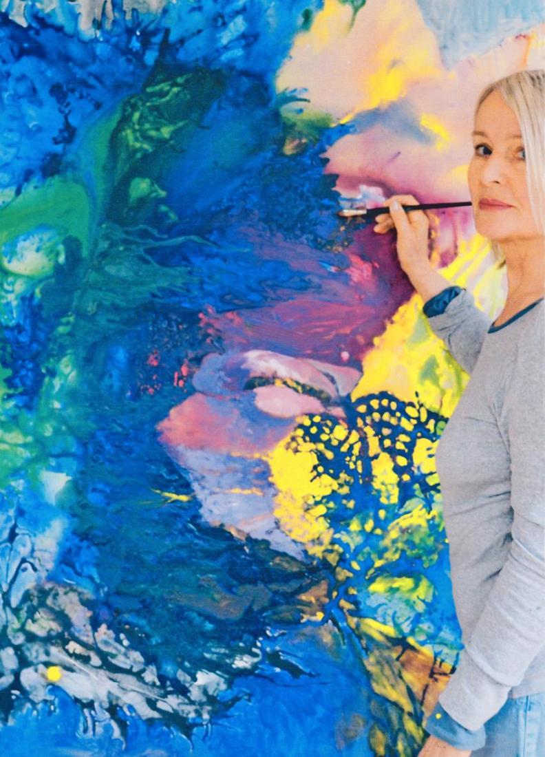 Portrait der Malerin Christine Vogdt