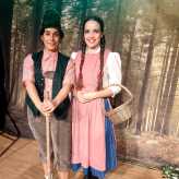 Als Gretel, mit Mezzosopranistin Rosario Chavez