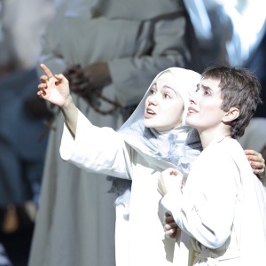 Als Suor Genovieffa in G. Puccinis "Suor Angelica" (Suor Angelica - E. Jaho, Bayerische Staatsoper, München). © W. Hösl.