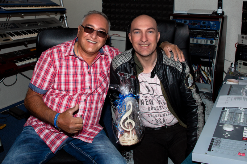 Gert Emig mit Jörg Lamster im WetCat Studio Gert Emig mit Jörg Lamster im WetCat Studio
