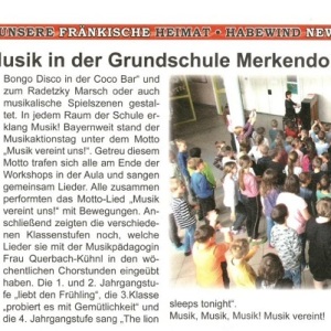 Habewind News, Ausgabe 334-2019 - Musikschule in der Grundschule Merkendorf