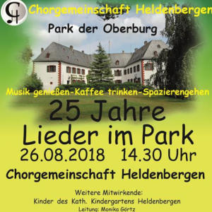2018_25 years Lieder im Park
