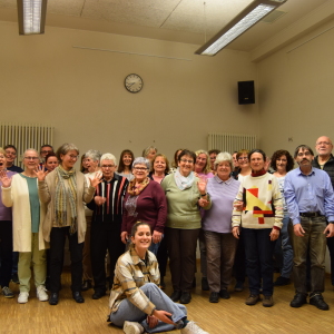 Chorprobe 2024_Chorleiterin Aylin Günel (2022-2025)