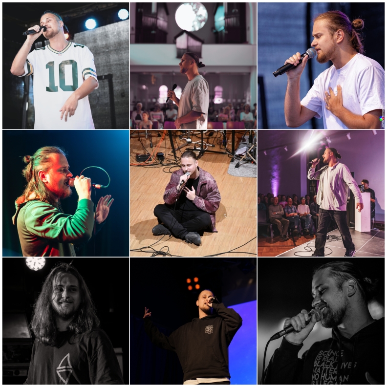 Collage von Fotos meiner Auftritte